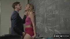Deeper alexa grace segue seu caminho perverso com seu tutor favorito